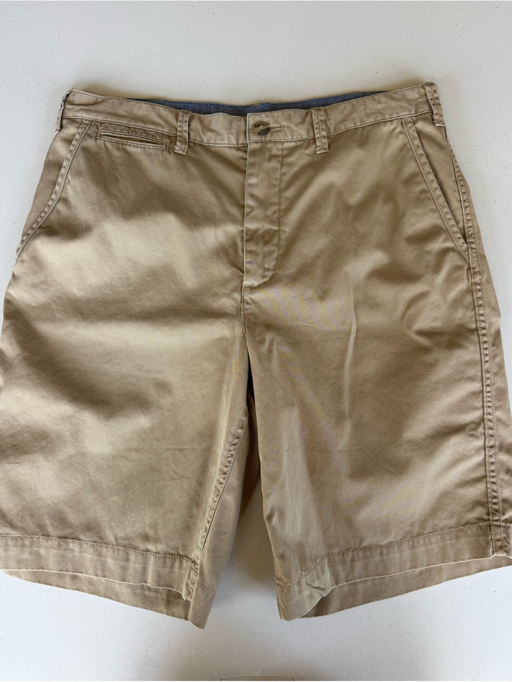 Polo Ralph Lauren Relaxed Fit Khaki Chino Shorts Men's Size 32 Embroidered Logo